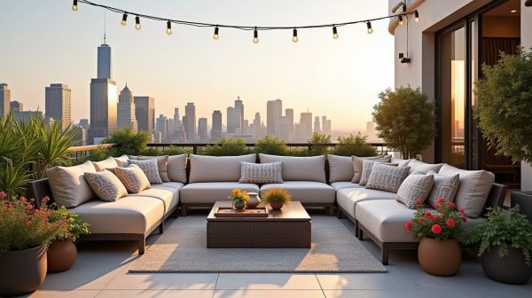 Prolonger son salon sur le balcon : le mobilier d'extérieur qui fait le lien
