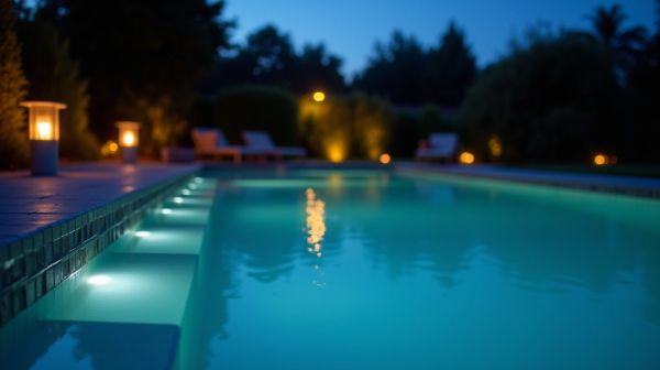 Quelles solutions d'éclairage pour votre piscine à LED ?